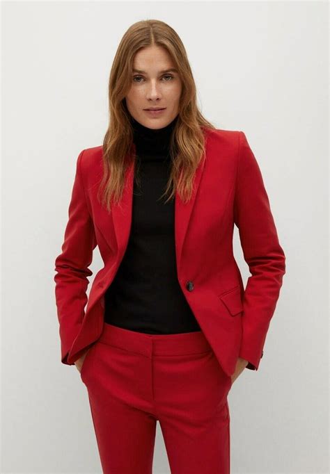 rote Jacken & Blazer für Damen 